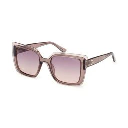 Guess GUS79085259ZSG Purple UV Protected Square Sunglasses for Women-image-34