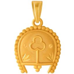 P.C. Chandra Jewellers 14k Yellow Gold Kulo Style Pendant for Women & Girls-picture-34