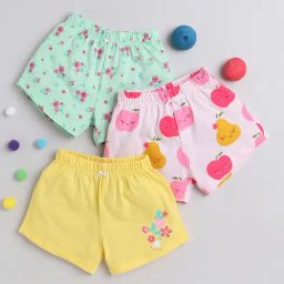 Bumzee Kids Multicolor Printed Shorts (Pack Of 3)-image-15