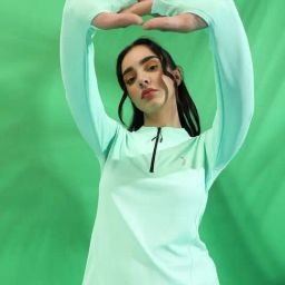 Campus Sutra Mint Green Full Sleeves Sports T-Shirt-picture-45