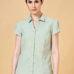 Annabelle by Pantaloons Green Regular Fit Shirt-picture-33