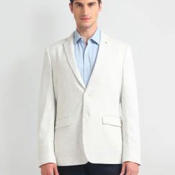 Arrow White Slim Fit Blazer-image-67