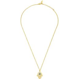 Police Vision Fatima Crystal Blue Necklace for Women-43