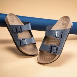 Red Tape Men's Go- Comfort Grey Casual Sandals-image-0