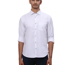 Park Avenue White Slim Fit Shirt-picture-2