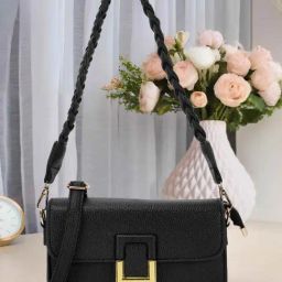 Mochi Black Medium Cross Body Bag-30