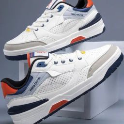 Red Tape Women's Down Town Dapper White & Navy Sneakers-28