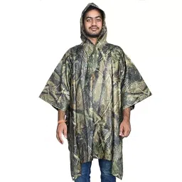 Allextreme Poncho Raincoat Heavy Duty Military Impermeable Jacket Army Green Size 4XL Model 2 for Outdoor, Hiking, Camping, ‎AL6PU02-image-77