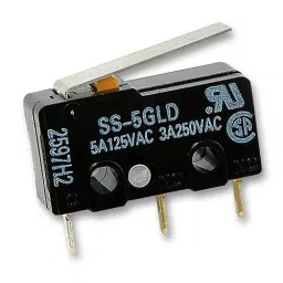 OMRON ELECTRONIC COMPONENTS MICROSWITCH, V4, PCB, LEVER, SS-5GLD-22