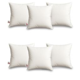 DREAMY URBAN White Set Of 6 Square Cushion-13