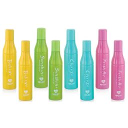Nirlon Multicolor Plastic Others FB_ROUND BELLA 350ml 8PCS-16