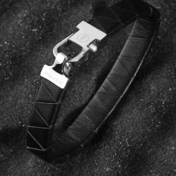 Police Black Bracelet for Men-image-46