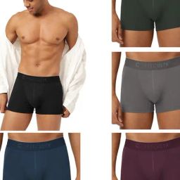 Freecultr Multi Comfort Fit Trunks - Pack of 5-picture-21