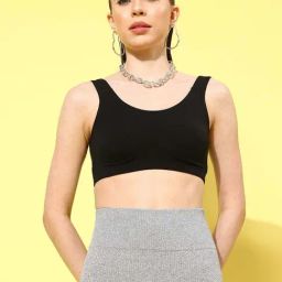 Leading Lady Black Sports Bra-image-83