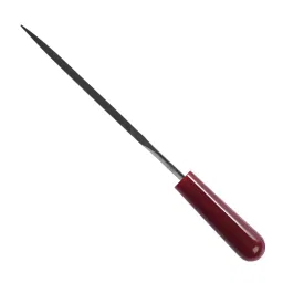 JK Super Drive 140 mm Length 0 Cut Three Square Needle Files for Wood, Metal, Plastic (Pack of 5)-15
