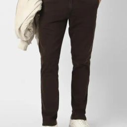 Van Heusen Brown Cotton Slim Fit Jeans-picture-15