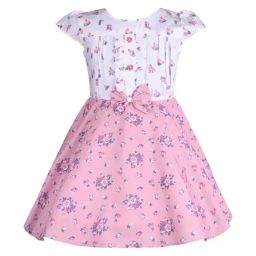 Wish Karo Kids Pink Floral Frock-picture-7