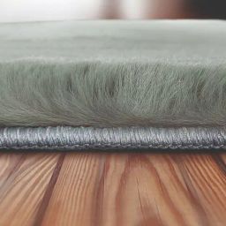 Obsessions Aqua Solid Machine Made Carpet - Medium image 4
