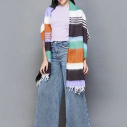 Ginger by Lifestyle Multicolored Printed Stole-image-31