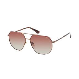 Police SPLN15K61306PSG Brown UV Protected Aviator Sunglasses for Men-image-89