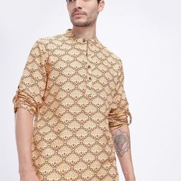 Anouk Rustic Printed Short Kurta-picture-2
