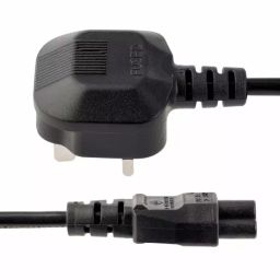 StarTech.com Right Angle Type G UK Plug to Straight IEC C5 Socket Power Cord 2 m, PXTNB3SUK2M-image-70