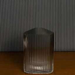 Whispering Homes Luxury Glass Vase - Grey-image-34