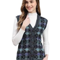 Monte Carlo Multicolor Printed Cardigan-21