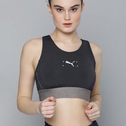 Puma Women Navy Blue Printed dryCELL Sports Bra 52215843-picture-14