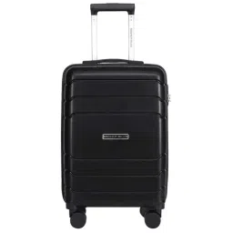 Nasher Miles Lisbon Polypropylene 55 cms Black Hardsided Cabin Luggage Trolley Bag-image-71