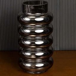 Whispering Homes Bubble Glass Vase-17