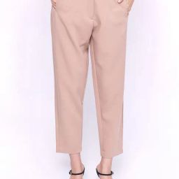 Cover Story Beige Mid Rise Slim Fit Trousers-image-55