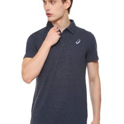 Asics Blue Regular Fit Sports Polo T-Shirt-image-88