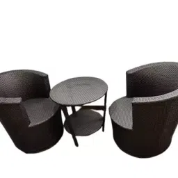Spyder Craft 946873276 Powder Coated 2 + 1 Table Chair Set (Honey)-image-91