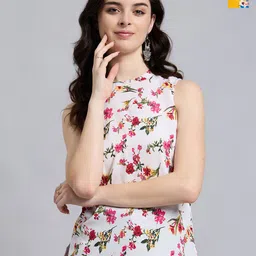 THE FAB FACTORY Women Pack Of 2 Floral Print Sleeveless Top-picture-3