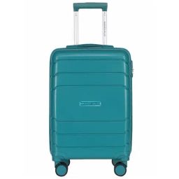 Nasher Miles Lisbon Polypropylene 55 cms Dark Green Hardsided Cabin Trolley Bag-50