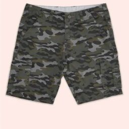Pantaloons Junior Kids Olive Cotton Printed Shorts-image-84