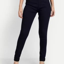 Angelfab Navy Cotton Regular Fit Jeggings-image-23