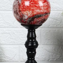 Deco Home Black Metal Spherical Table Lamp with Bulb-picture-35
