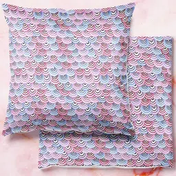 ArtzFolio Multicoloured Set of 2 Square Cushion Covers-picture-34