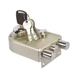 Europa Nickel Silk Finish 14 Pin Dimple Key Main Door Lock, 8014NS-image-98