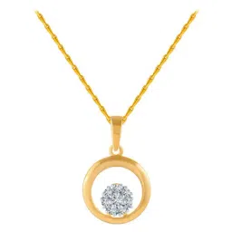 P.C. Chandra Jewellers 18 kt Gold & Diamond Pendant-image-69