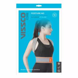 Vissco 0807 Medium Back Support Belt Posture Aid-14