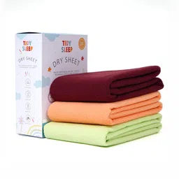 TIDY SLEEP Green 3 Pieces Cotton Waterproof & Breathable Mattress Protectors-image-58
