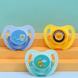 Cozy Vibes Baby Print Pacifier Cartoon Print Silicone Sleeping Pacifier Newborn Baby Pacifier--Pack of 1-Color May Vary-4