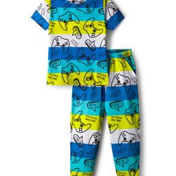 Honeyhap Premium 100% Cotton Knit Full Sleeves Co-ords Night Suit With Bio Finish & Text Print - Bright White-picture-28