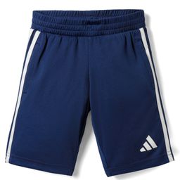 Adidas Kids Knit Shorts with Tape Detailing - Navy Blue-image-31