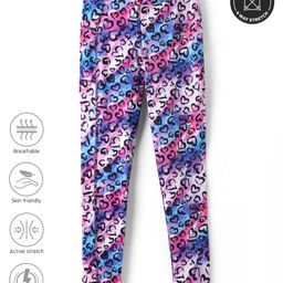 Pine Active Knit Full Length Super Stretch Printed Leggings - Multicolor-image-44