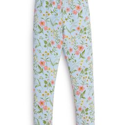 JusCubs Cotton Lycra Floral Printed Leggings - Green-picture-12
