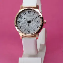 VIRAKTI Women Brass Dial & Leather Straps Analogue Watch WATHY3V63S9YZHD6-image-61
